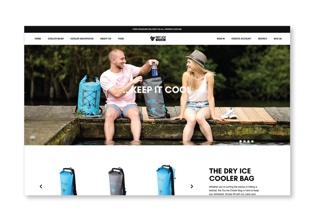 Dry Ice Coolers Website